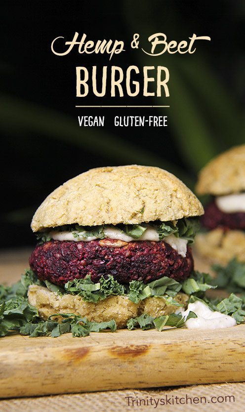 Hemp-Beet-burger