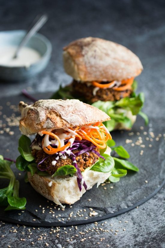 Quinoa-and-Kidney-Bean-Burgers